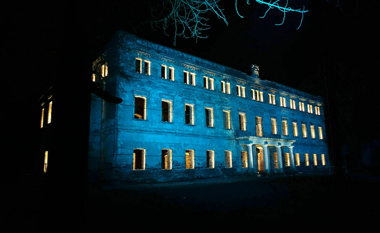 Beleuchtetes Fürstenschloss, Foto Michał  Adamczewski