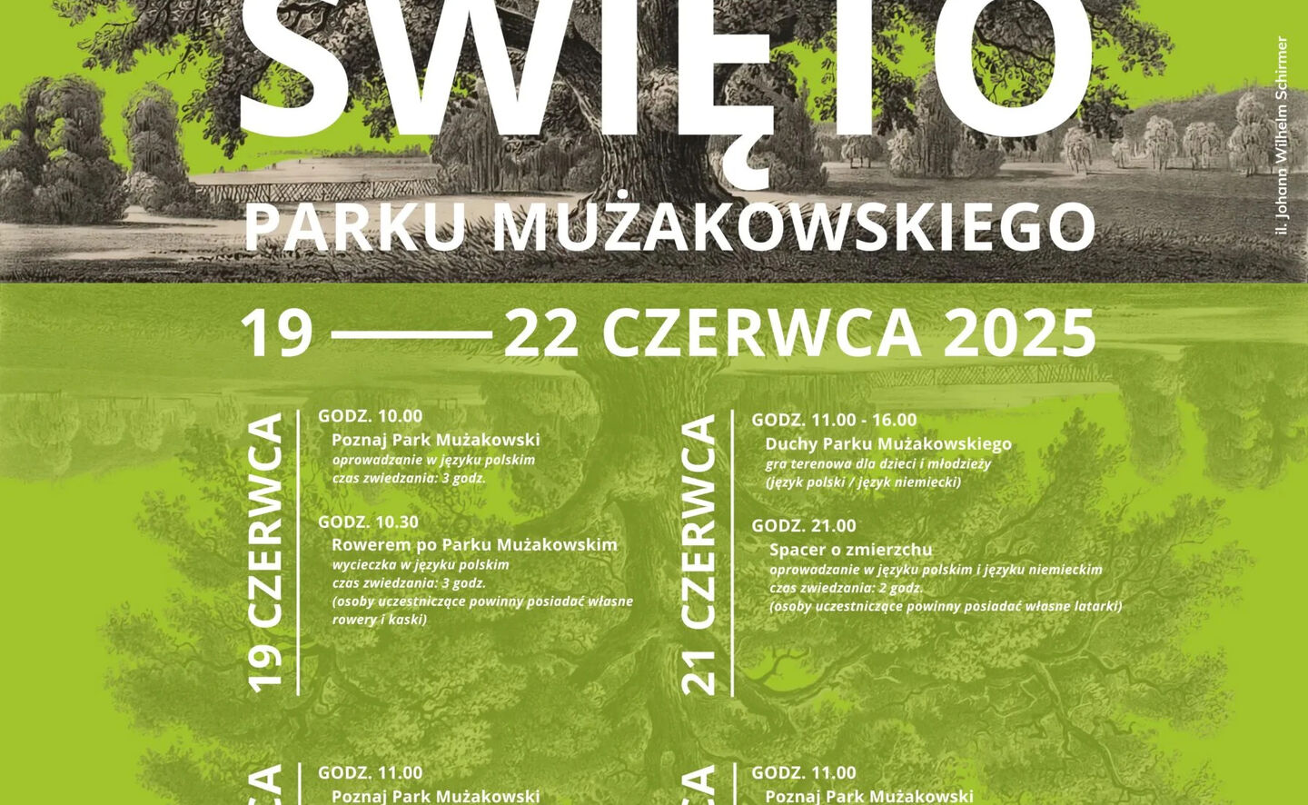 Plakat Święto Parku Mużakowskiego